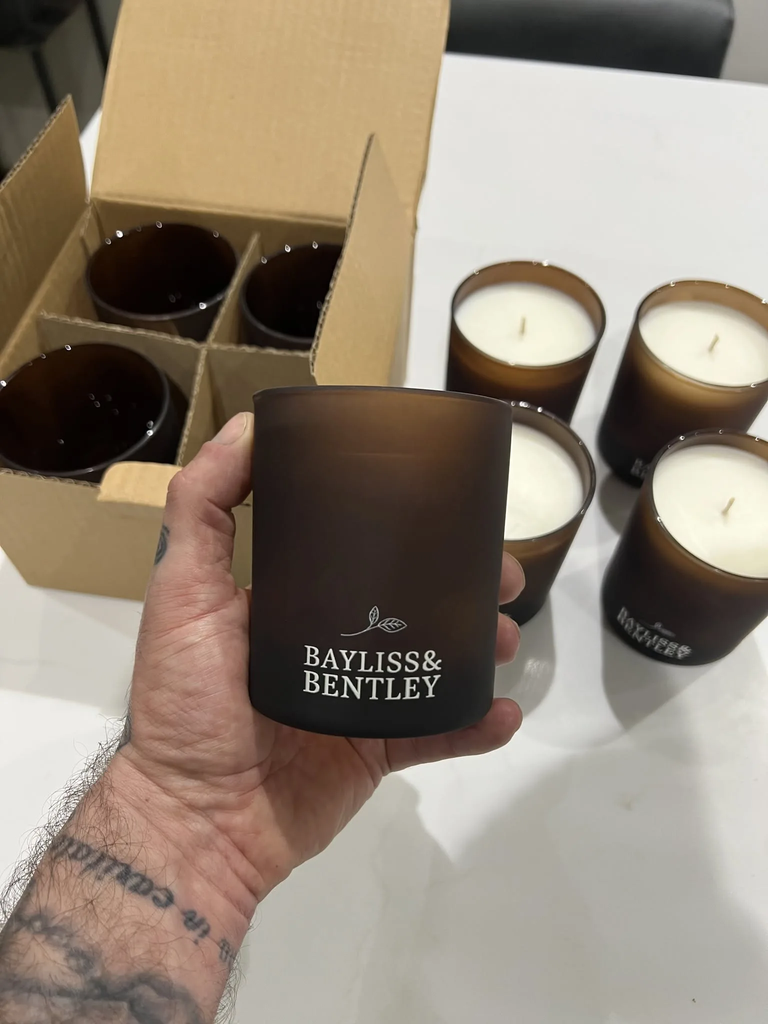 Bayliss and Bentley candle