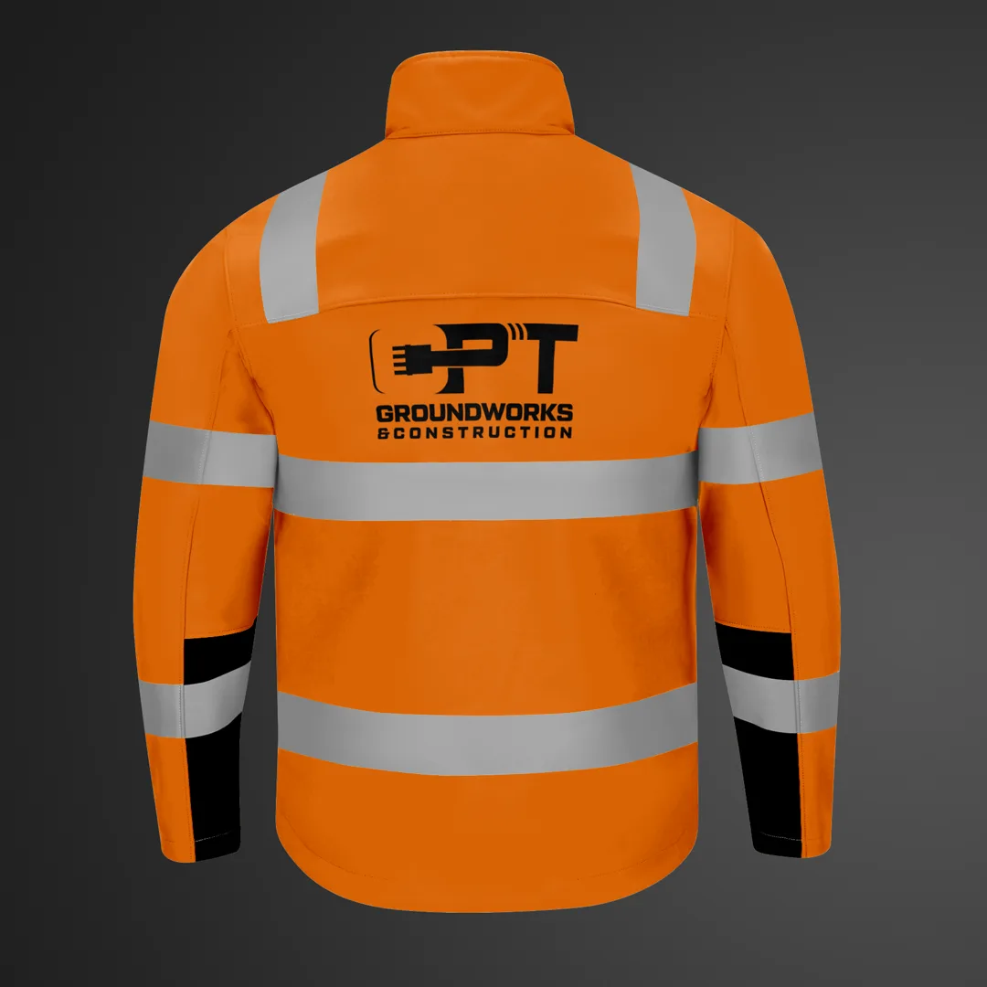 CPT Groundworks hi-vis back