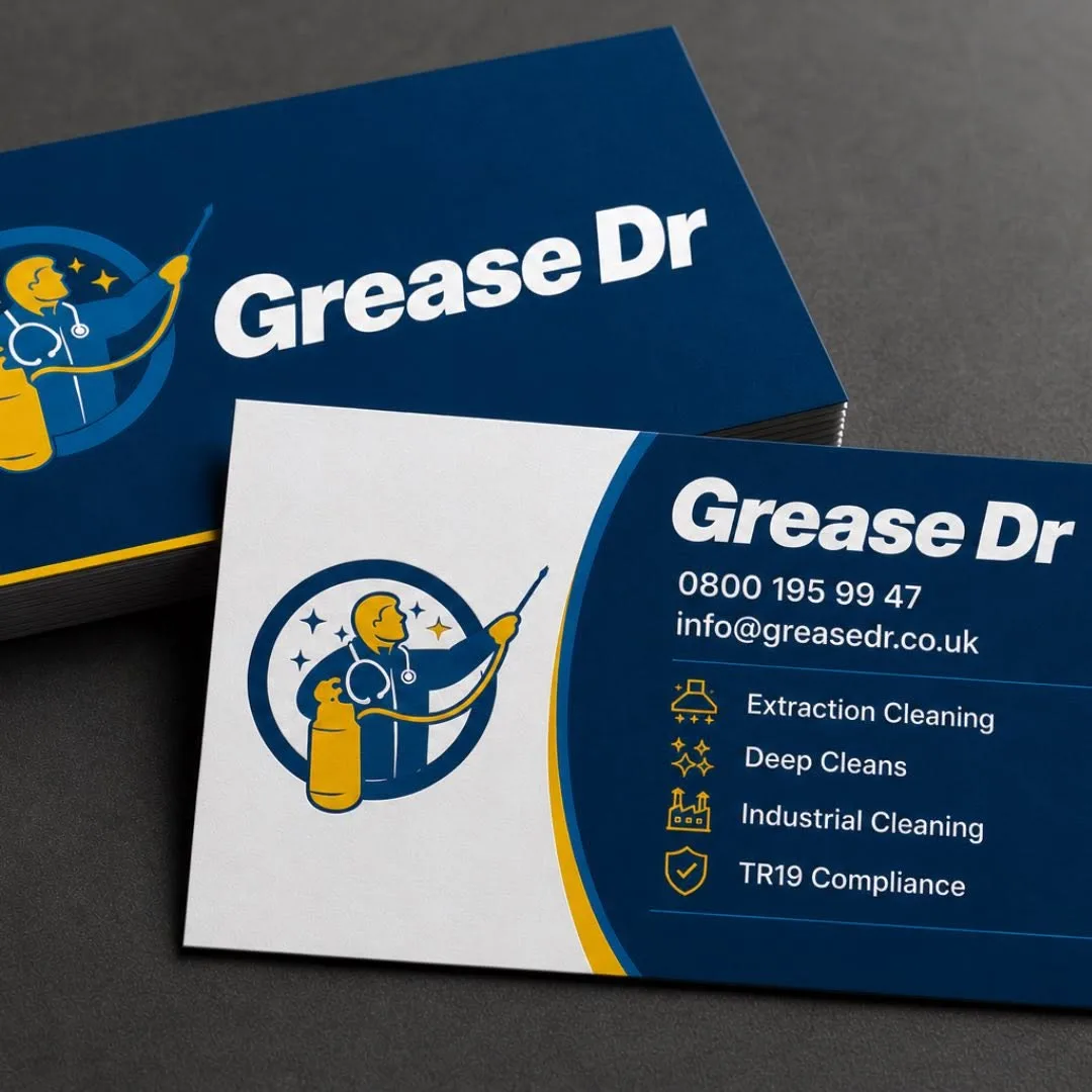Grease Dr business cards