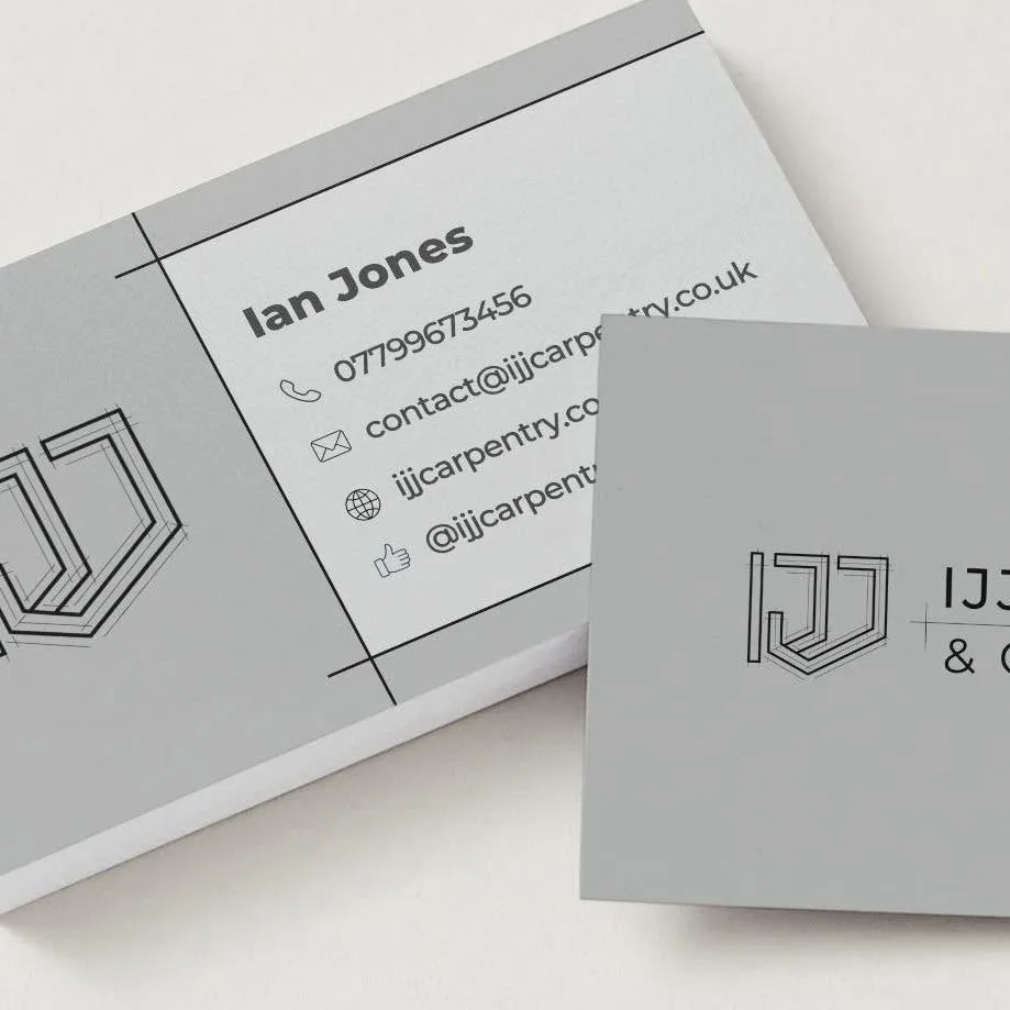 IJJ Carpentry business cards